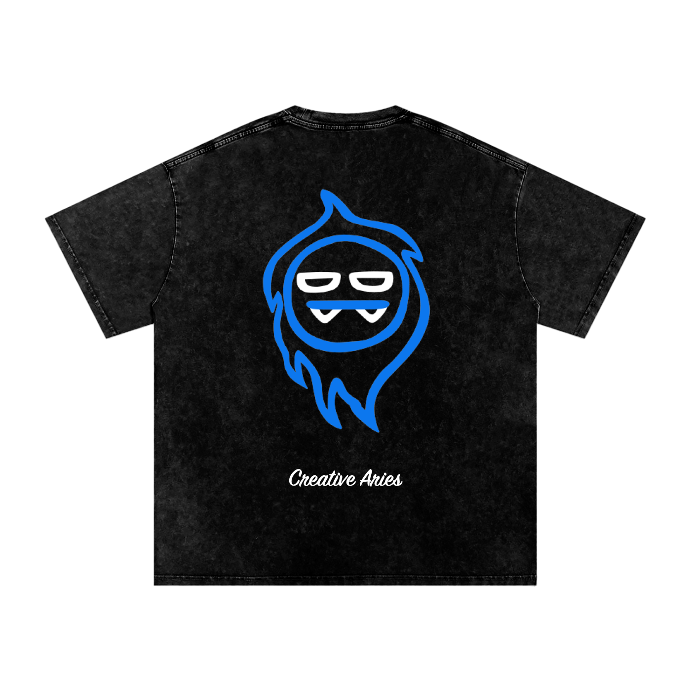 FUJI Snow Washed Oversized Cotton T-Shirt