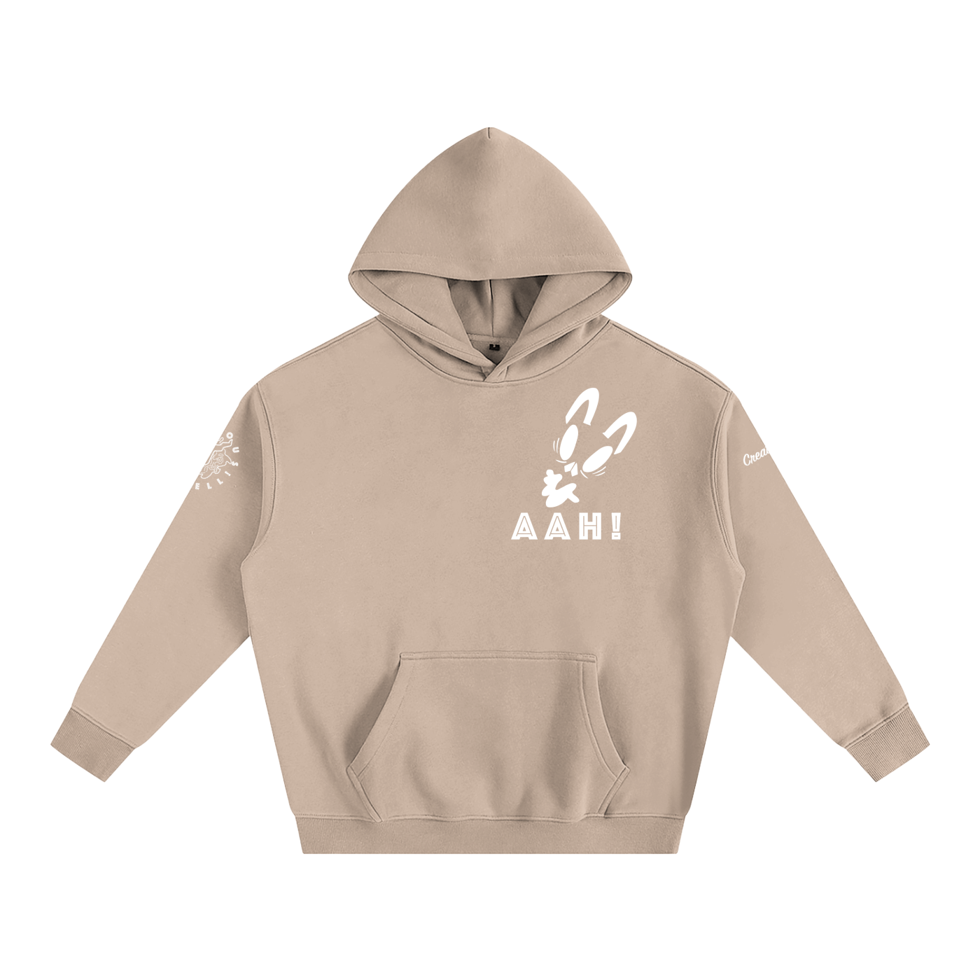 AAH! (ver.1) Oversize Fleeced Hoodie