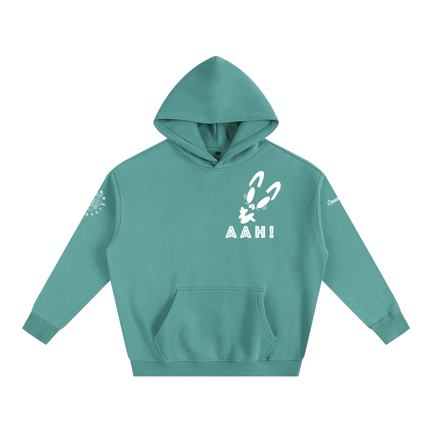 AAH! (ver.1) Oversize Fleeced Hoodie