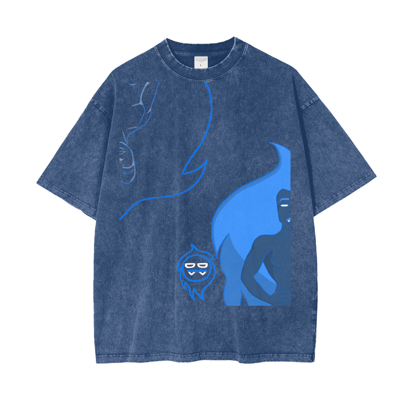 Fuji Acid Washed Oversized T-Shirt