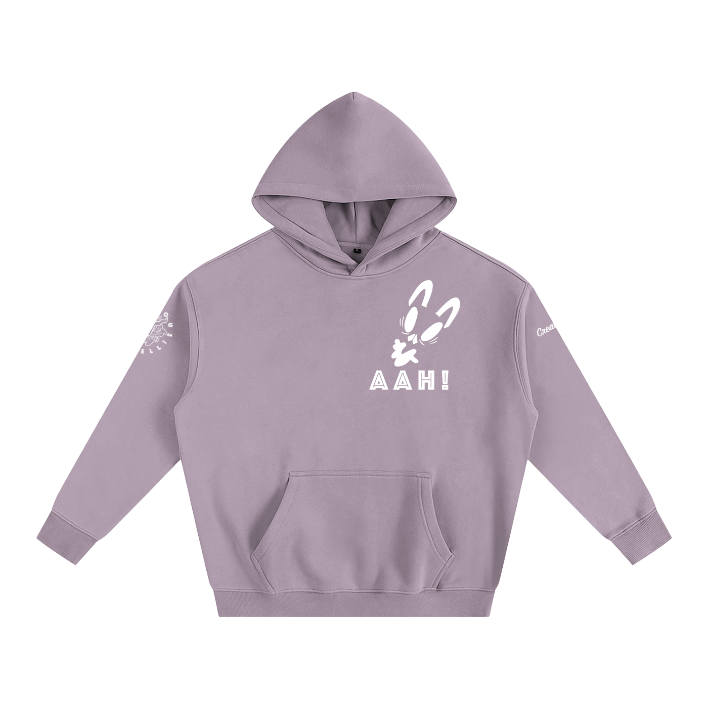 AAH! (ver.1) Oversize Fleeced Hoodie