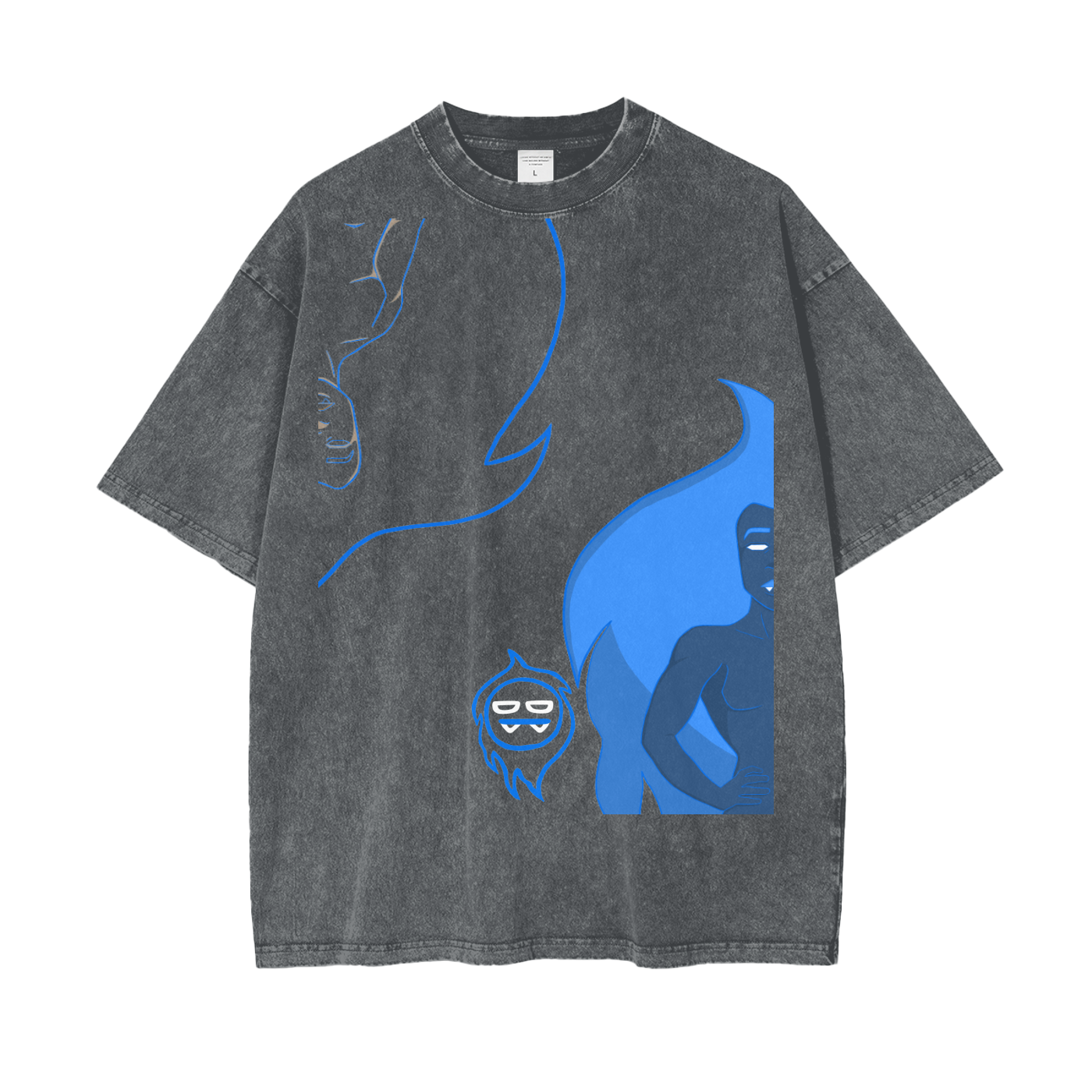 Fuji Acid Washed Oversized T-Shirt