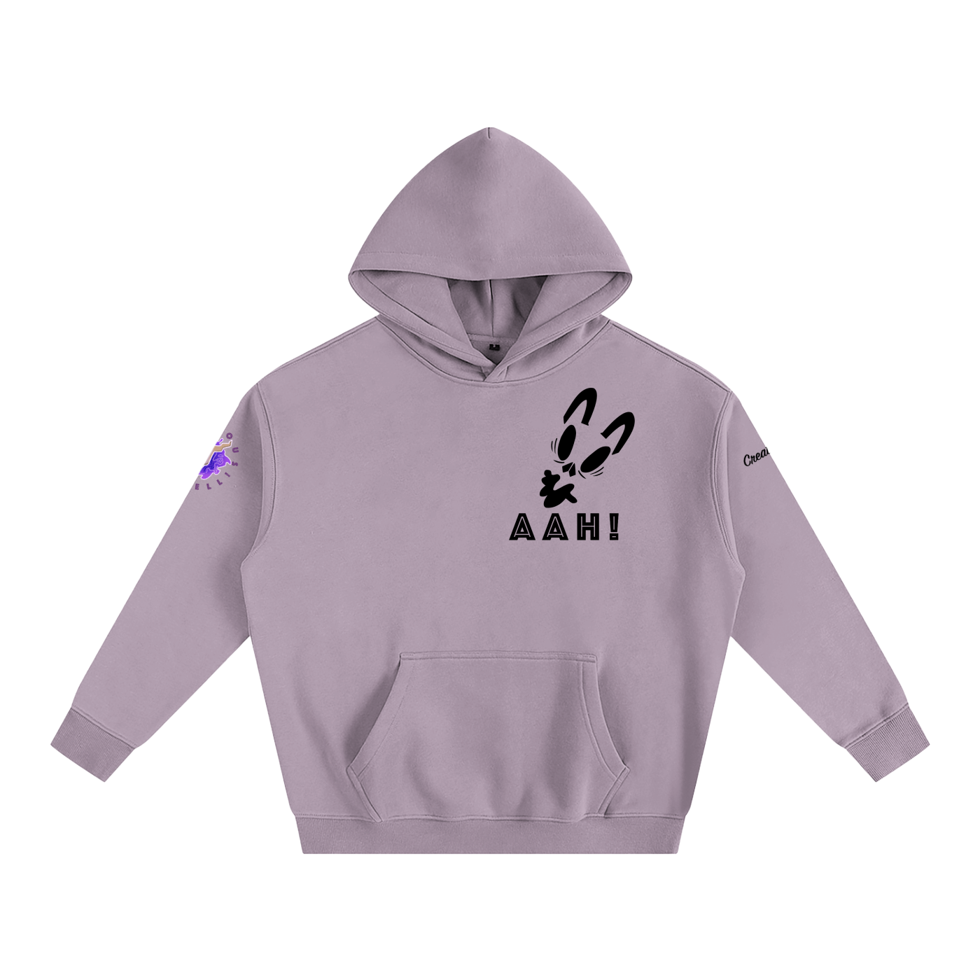 AAH! (ver.2) Oversize Fleeced Hoodie