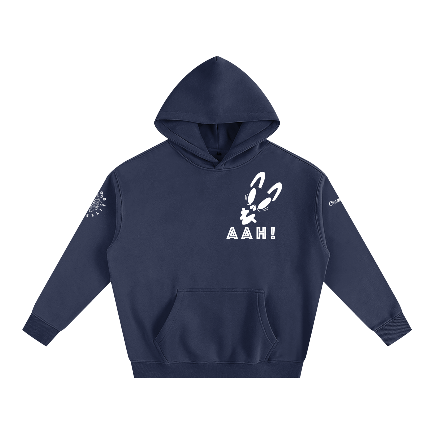 AAH! (ver.1) Oversize Fleeced Hoodie