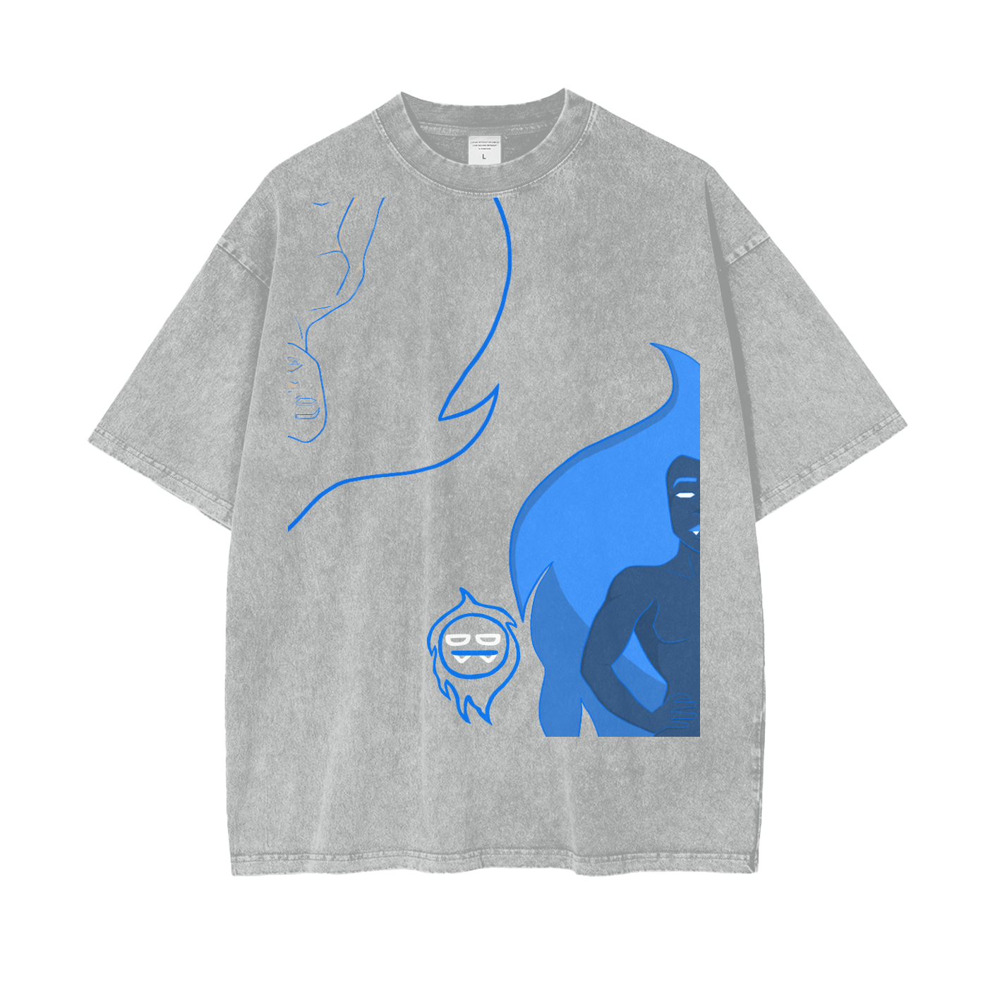 Fuji Acid Washed Oversized T-Shirt