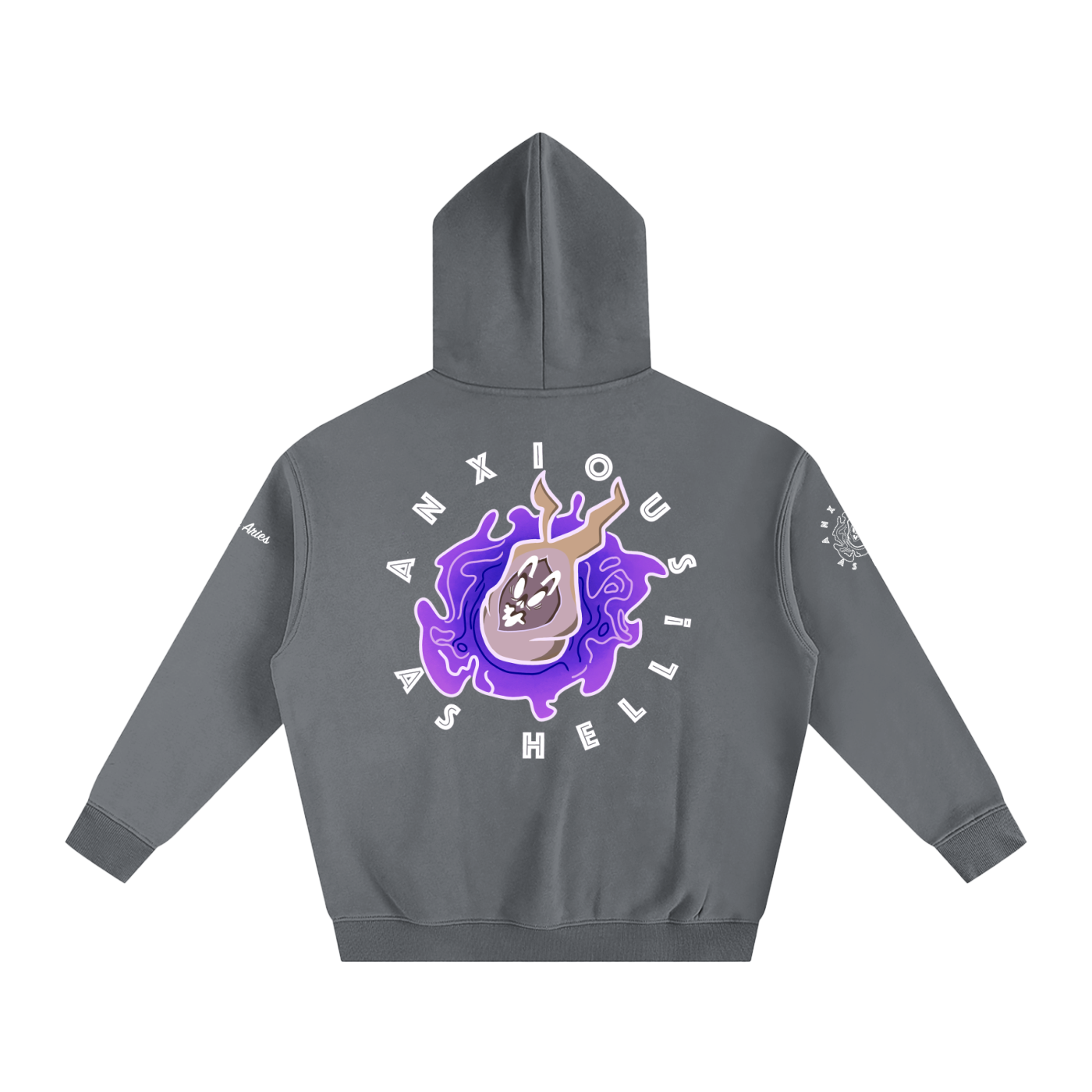 AAH! (ver.1) Oversize Fleeced Hoodie