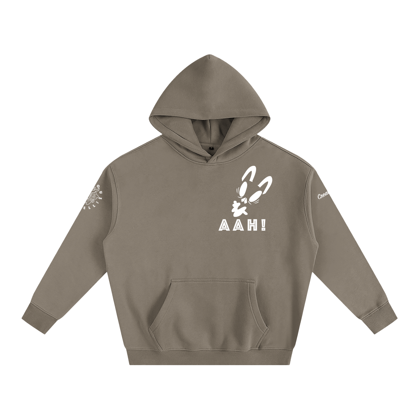 AAH! (ver.1) Oversize Fleeced Hoodie