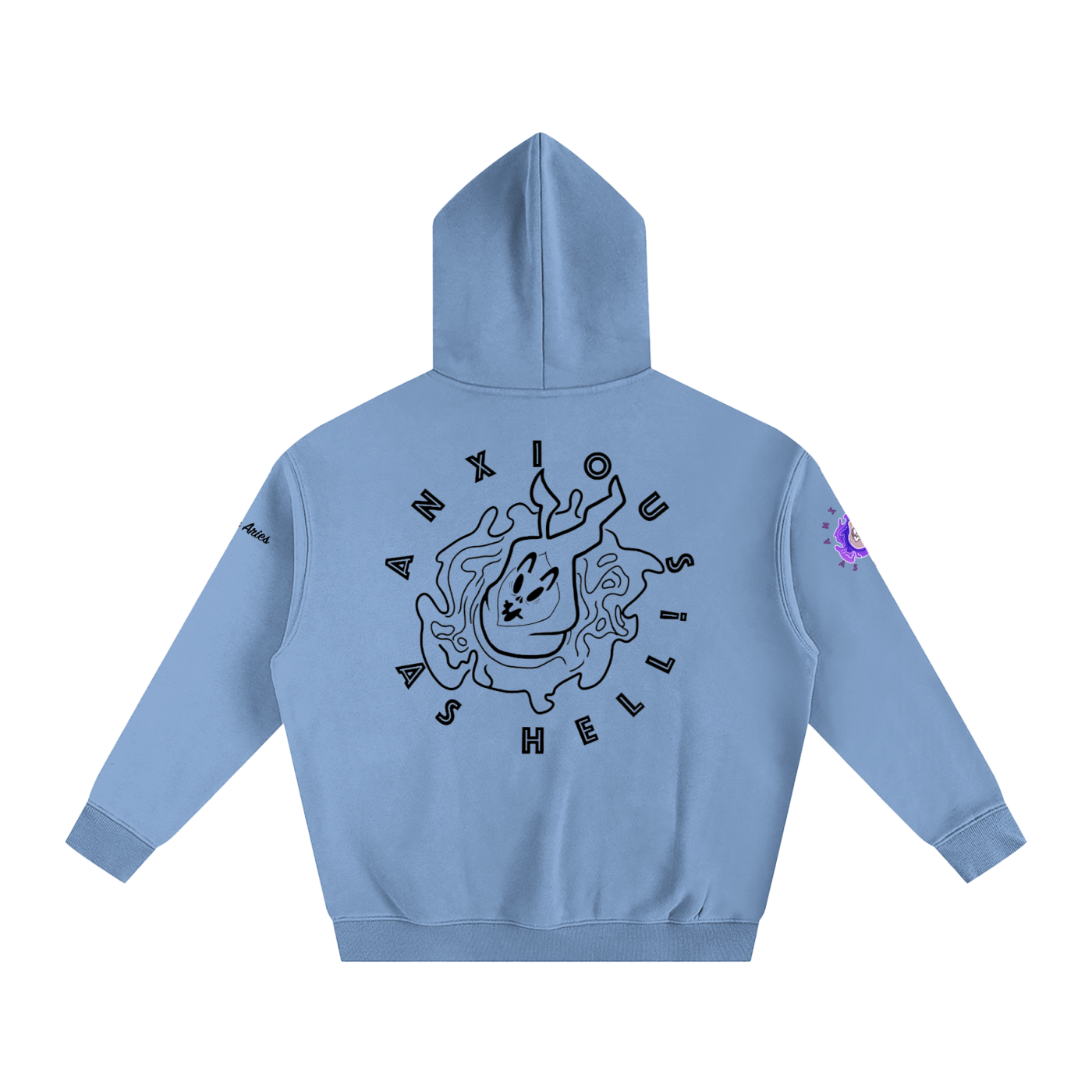 AAH! (ver.2) Oversize Fleeced Hoodie