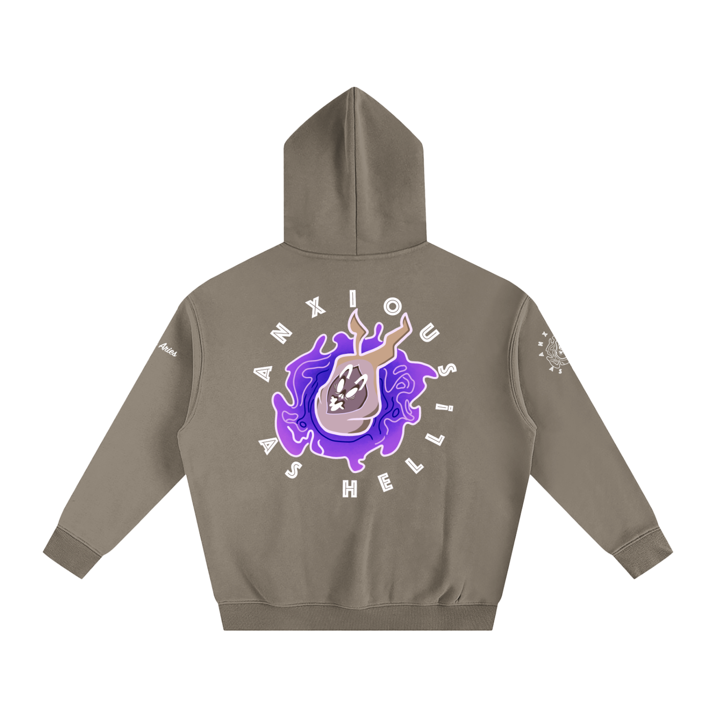 AAH! (ver.1) Oversize Fleeced Hoodie
