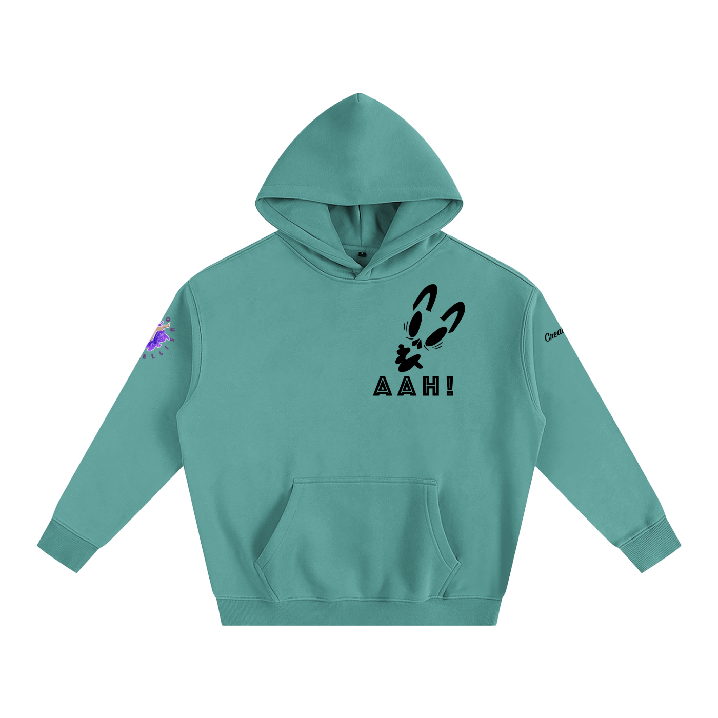 AAH! (ver.2) Oversize Fleeced Hoodie