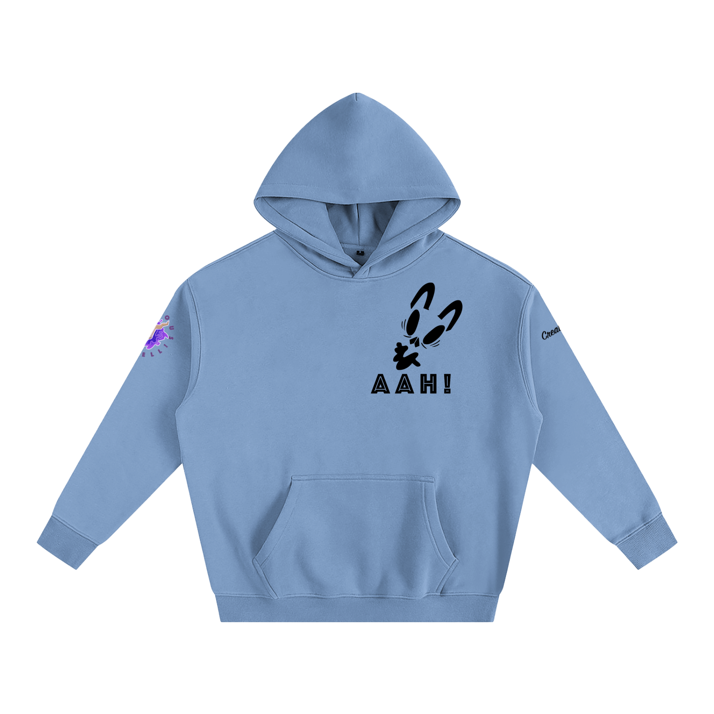 AAH! (ver.2) Oversize Fleeced Hoodie