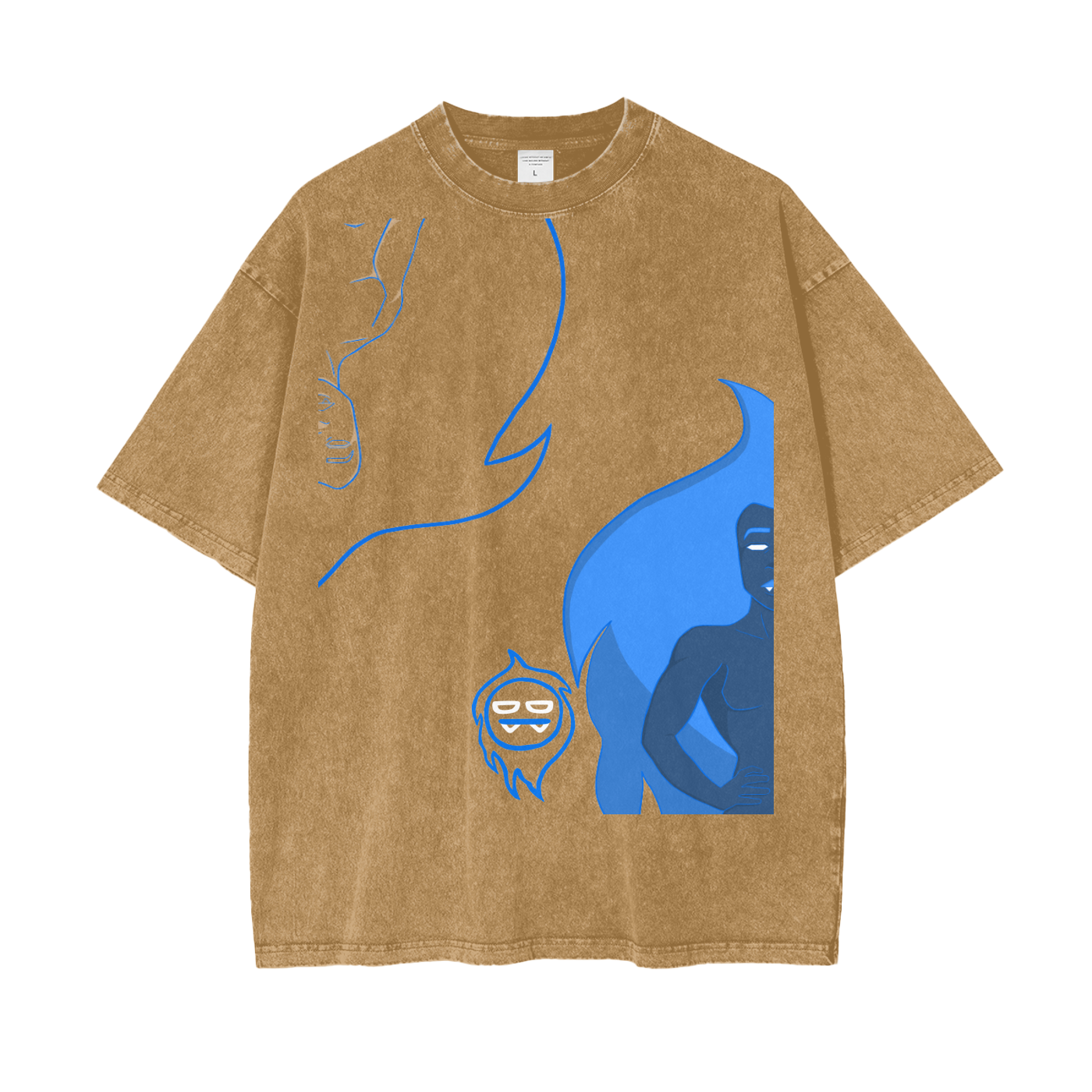 Fuji Acid Washed Oversized T-Shirt