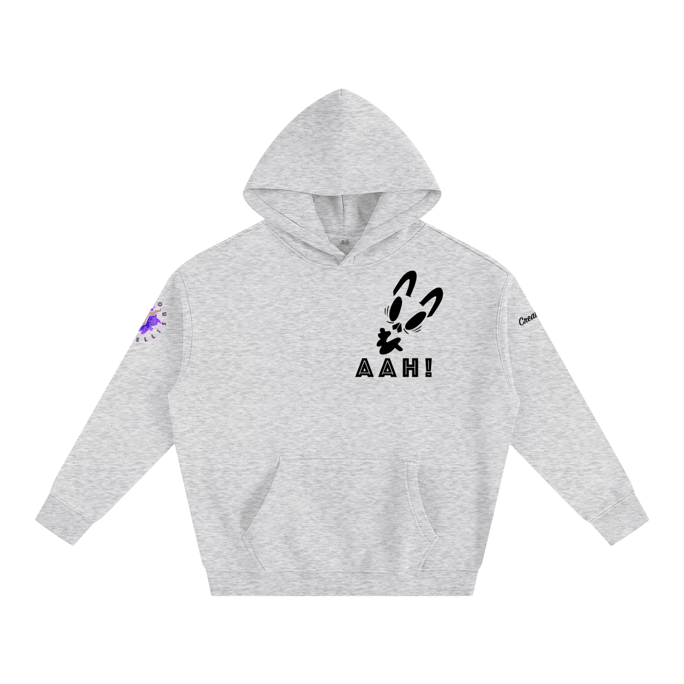 AAH! (ver.2) Oversize Fleeced Hoodie
