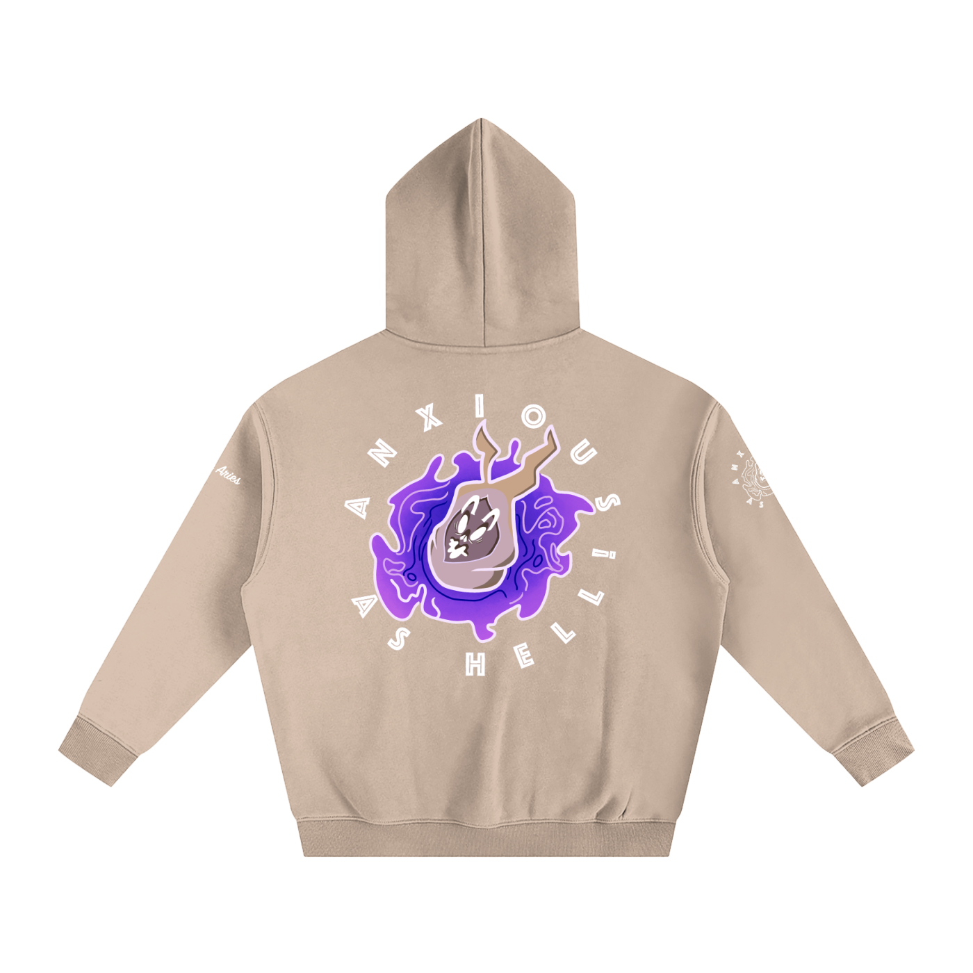 AAH! (ver.1) Oversize Fleeced Hoodie