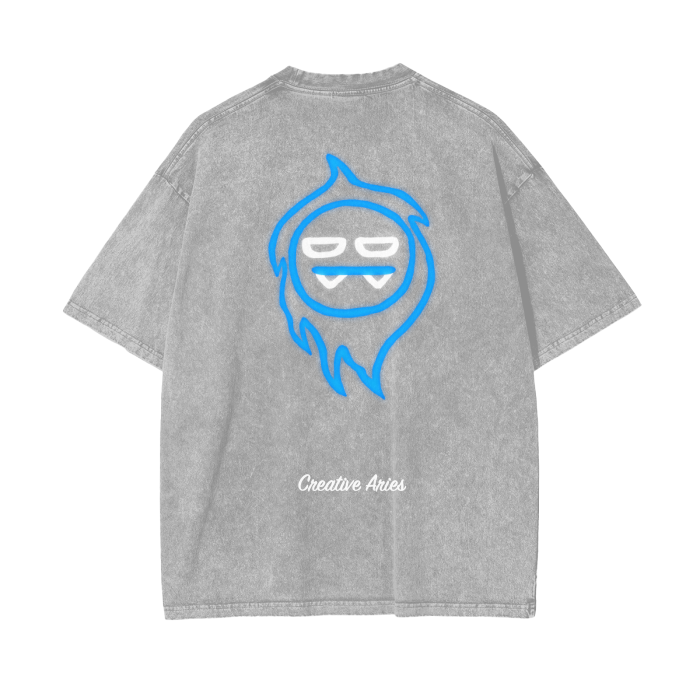 Fuji Acid Washed Oversized T-Shirt